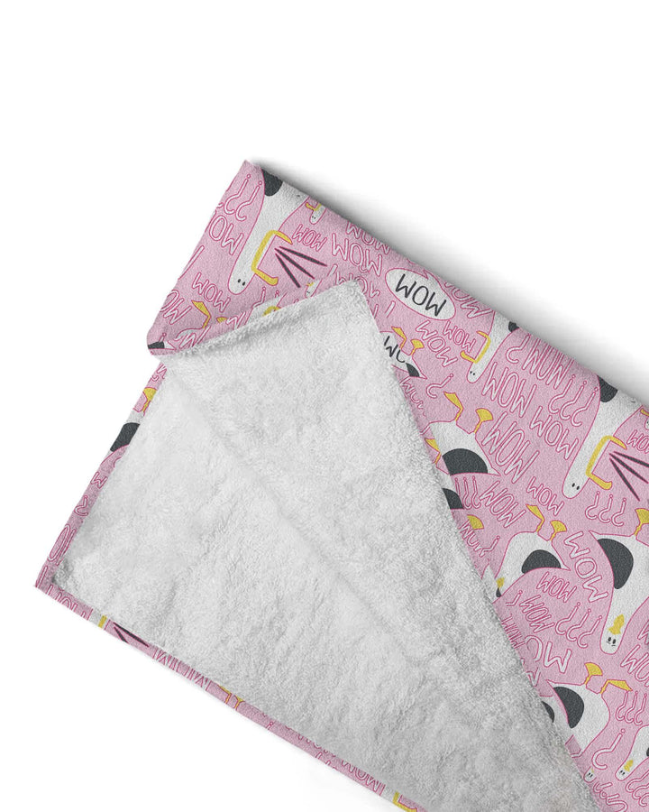 Funny Seagull MOM Beach Towel