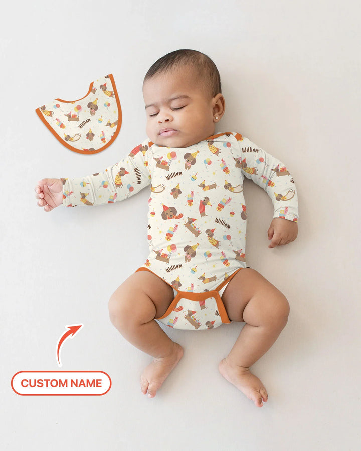 Gerippte Babykleidung mit individuellem Foto - Weich &amp; Skizzenhaft
