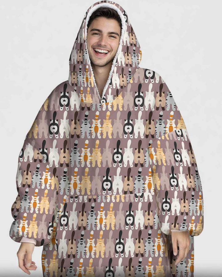 Cheeky Tails Bamboo Blanket Hoodie