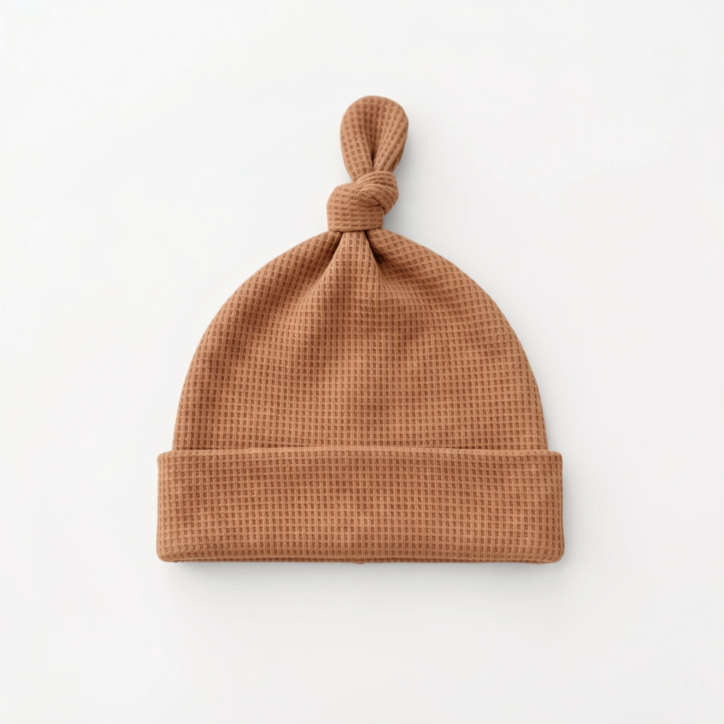 Waffle Bamboo Knotted Hat