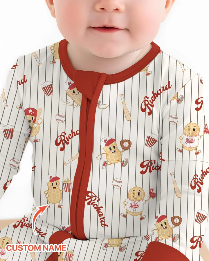 Custom Nam Retro Ballgame Bamboo Convertible Zippy