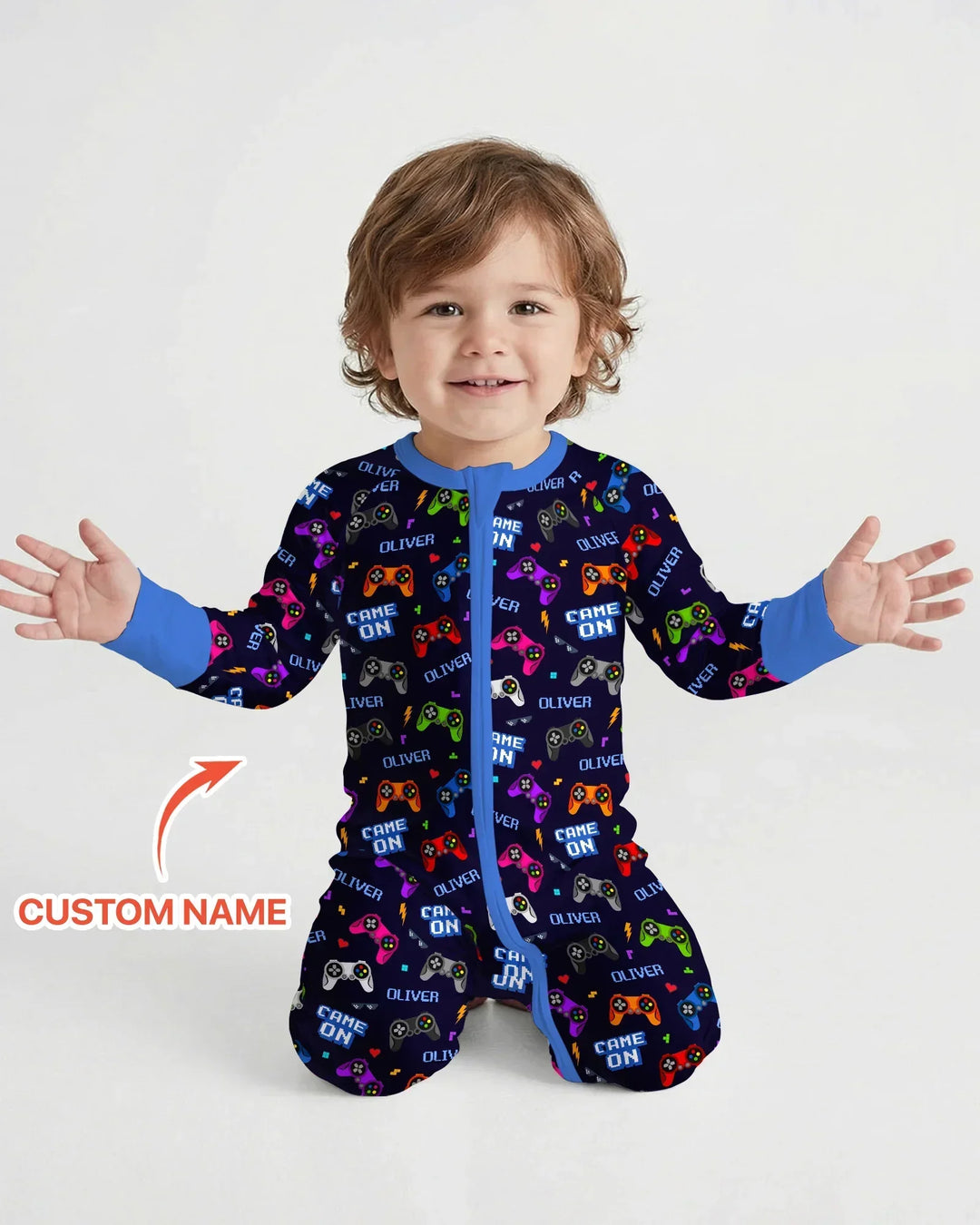 Custom Name Game On Family Matching Bamboo Convertible Zippy