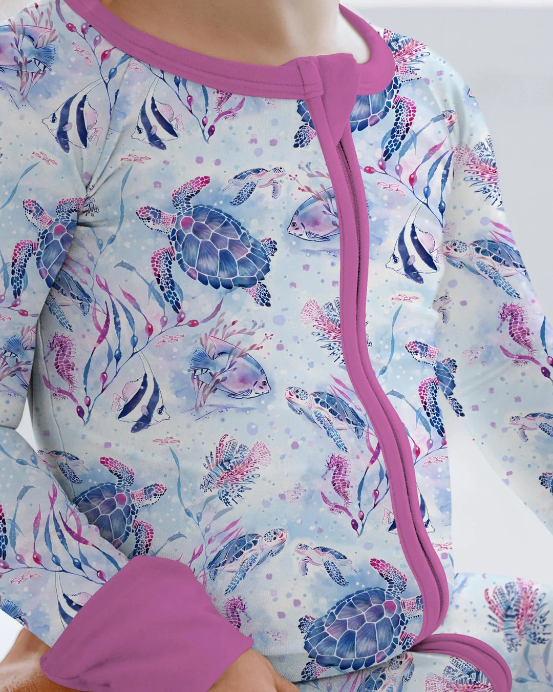 Little Turtles Family Matching Bamboo Convertible Zippy