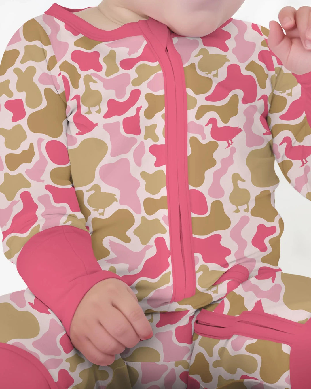 Mallard Duck Hunting Camouflage Bamboo Convertible Zippy