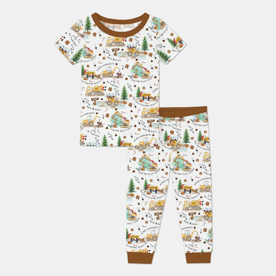 Zweiteiliges, kurzärmliges Pyjama-Set mit Marienkäfern