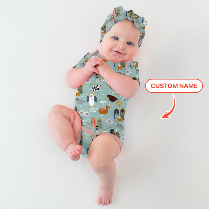 O Holy Night Custom Name Shorty Zippy