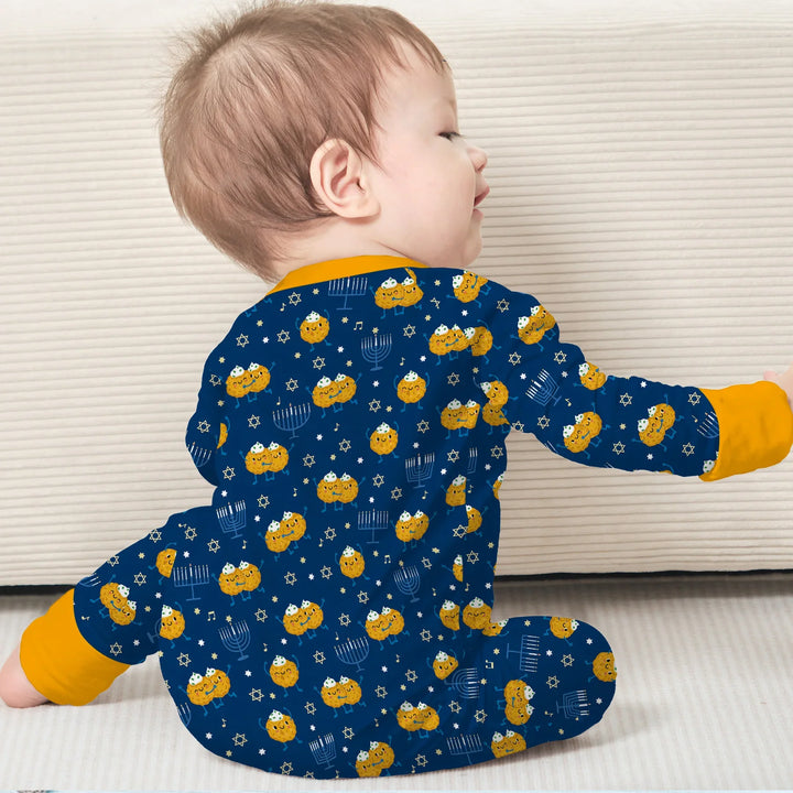 Hanukkah Latke Family Matching Convertible Zippy