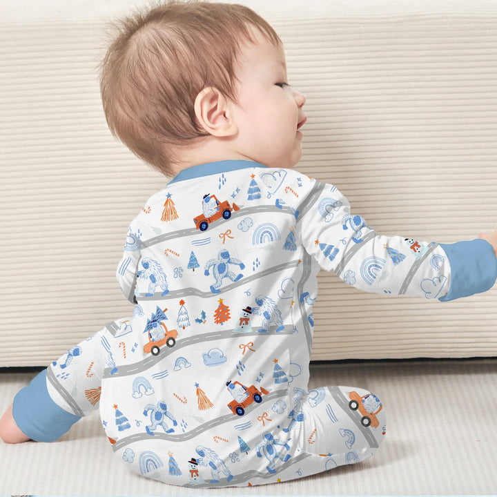 Gerippte Babykleidung mit individuellem Foto - Weich &amp; Skizzenhaft