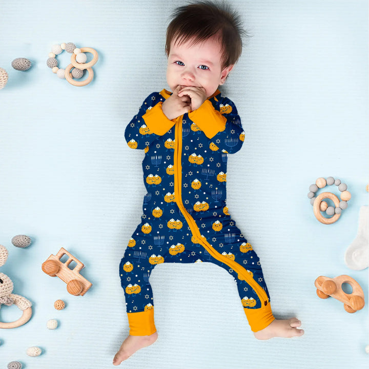 Hanukkah Latke Family Matching Convertible Zippy