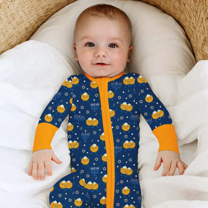 Hanukkah Latke Family Matching Convertible Zippy