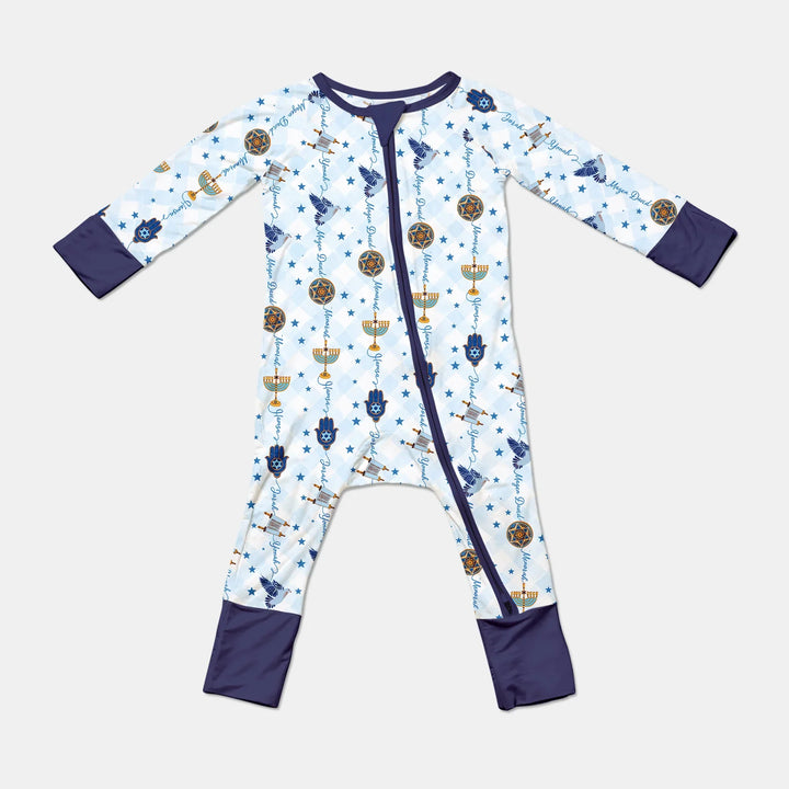 Hanukkah Festival Matching Family Convertible Zippy