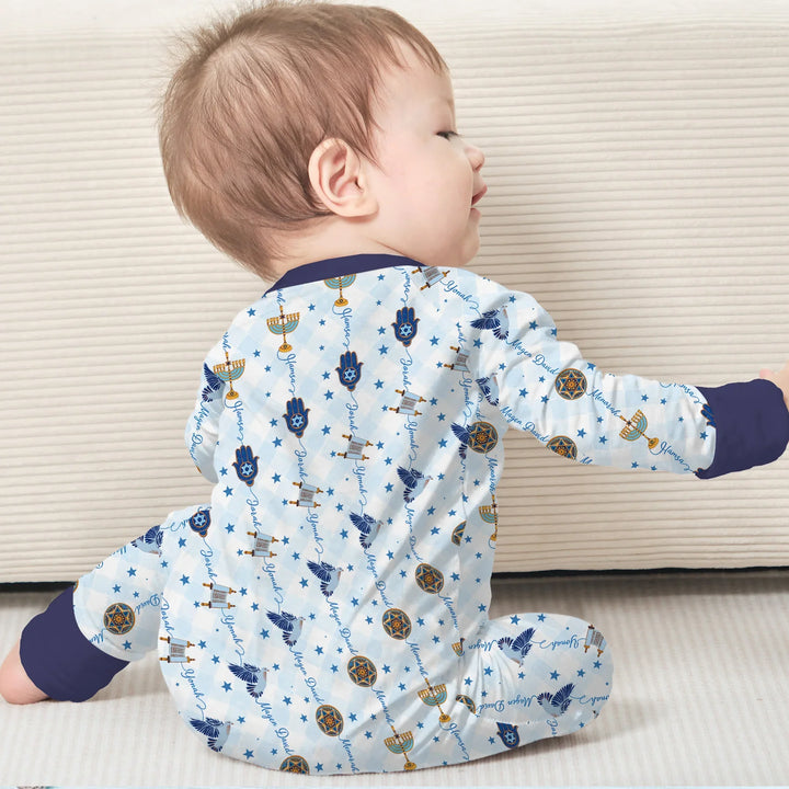 Hanukkah Festival Matching Family Convertible Zippy