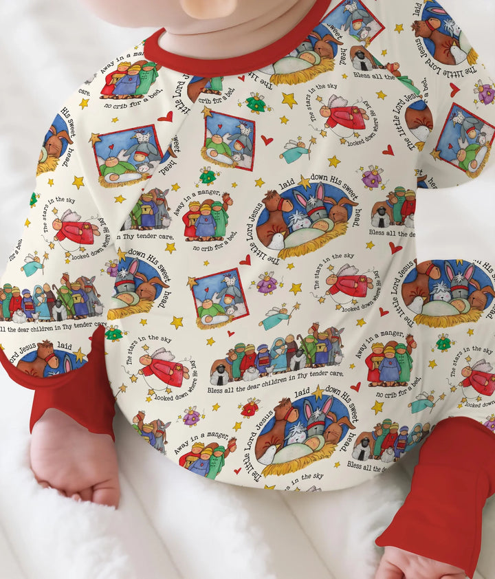 Gerippte Babykleidung mit individuellem Foto - Weich &amp; Skizzenhaft