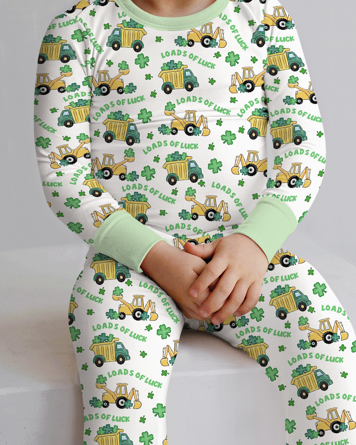 Loads Of Luck Two Piece Long Sleeve Pajama Set