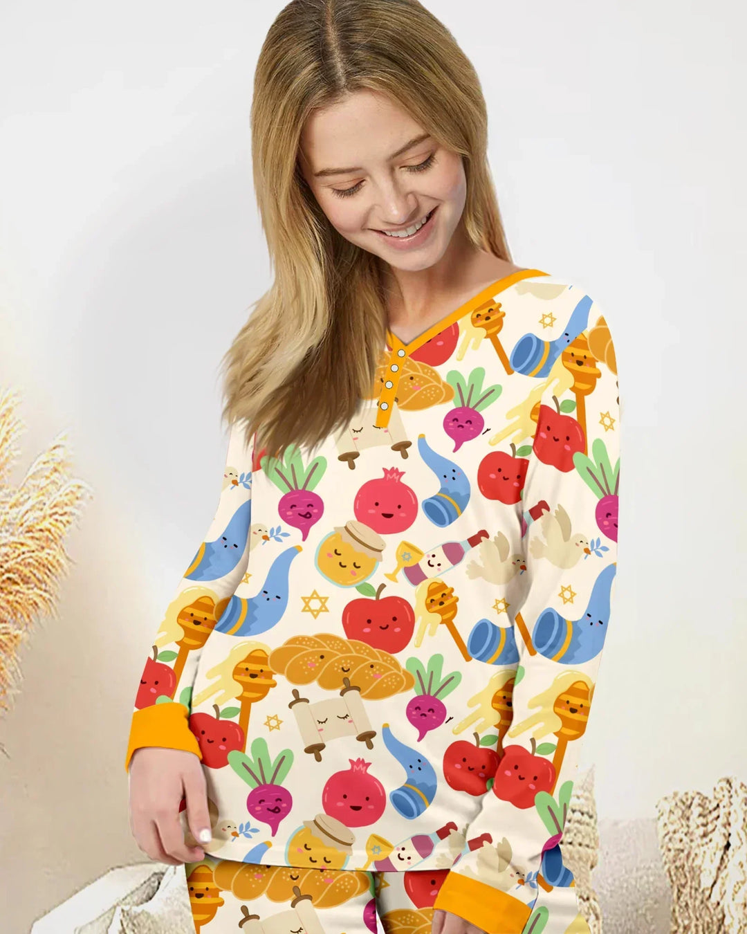 Shana Tova Rosh Hashanah Women Pajama Set