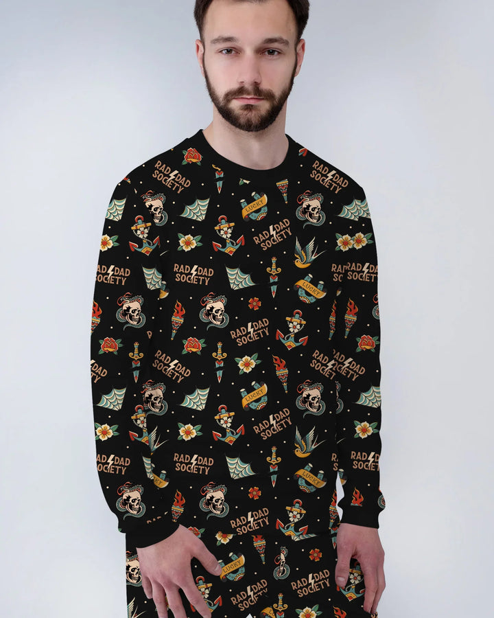 Vorlage Herren-Pyjama-Set
