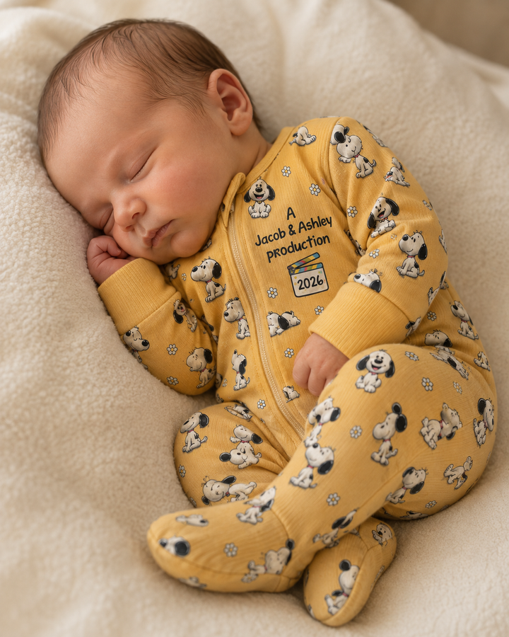 New Cutie Production Bamboo Zipper Footie