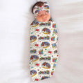 Away In A Manger Blessings Bamboo Swaddle Blanket