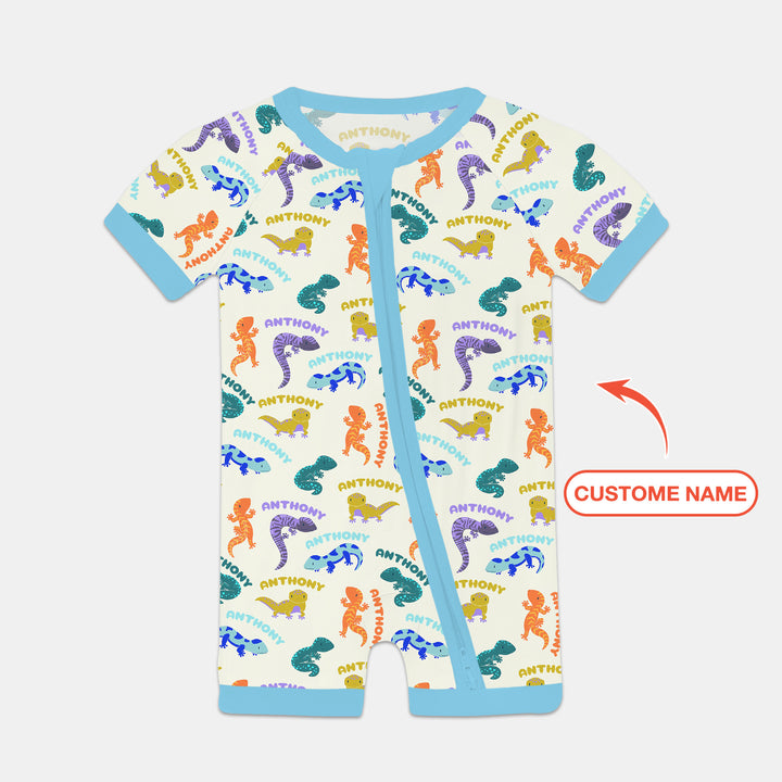 Custom Name Little Salamander Shorty Zippy