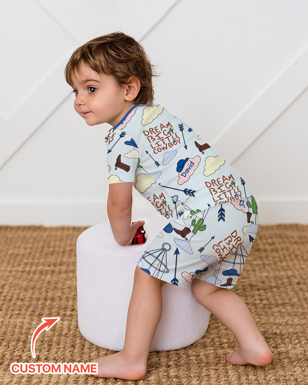 Conjunto de Pijama de Dos Piezas de Bambú con Mangas Cortas y Pantalones Cortos