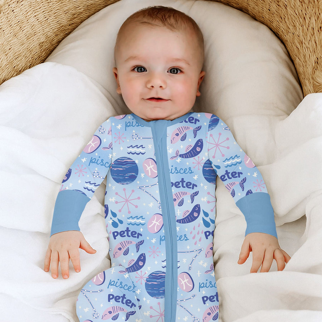 Custom Name Zodiac Pisces Convertible Zippy