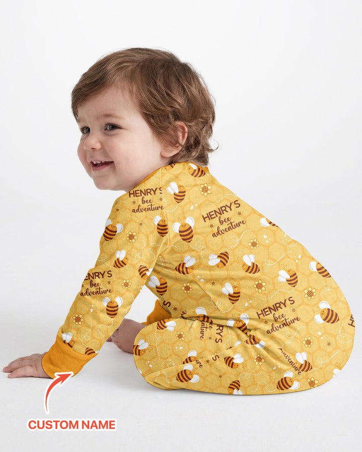 Custom Name Bee Back To School Bamboo Convertible Zippy