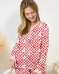 Valentine in Hearts Bamboo Women Pajama Set