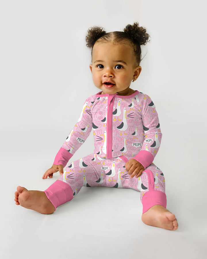 Funny Seagull MOM Convertible Zippy