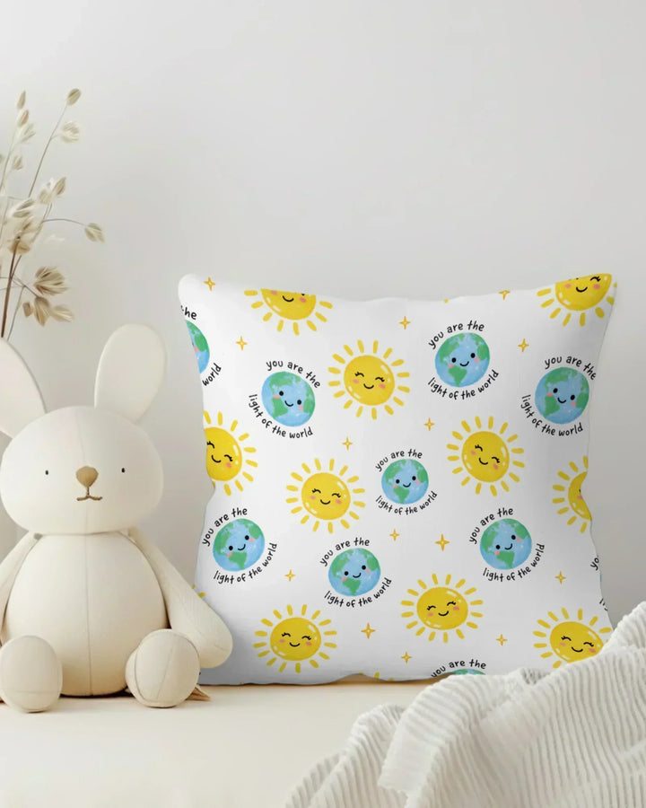 Mateo 5:14 Funda de Almohada de Bambú Luz del Mundo