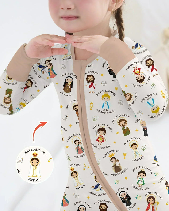 Pray For Us Family Matching Convertible Zippy