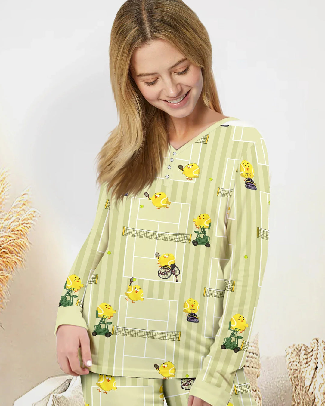 Tennis Bamboo Women Pajama Set