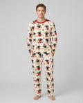 Festive Holiday Sheep Bamboo Men's Pajama Set