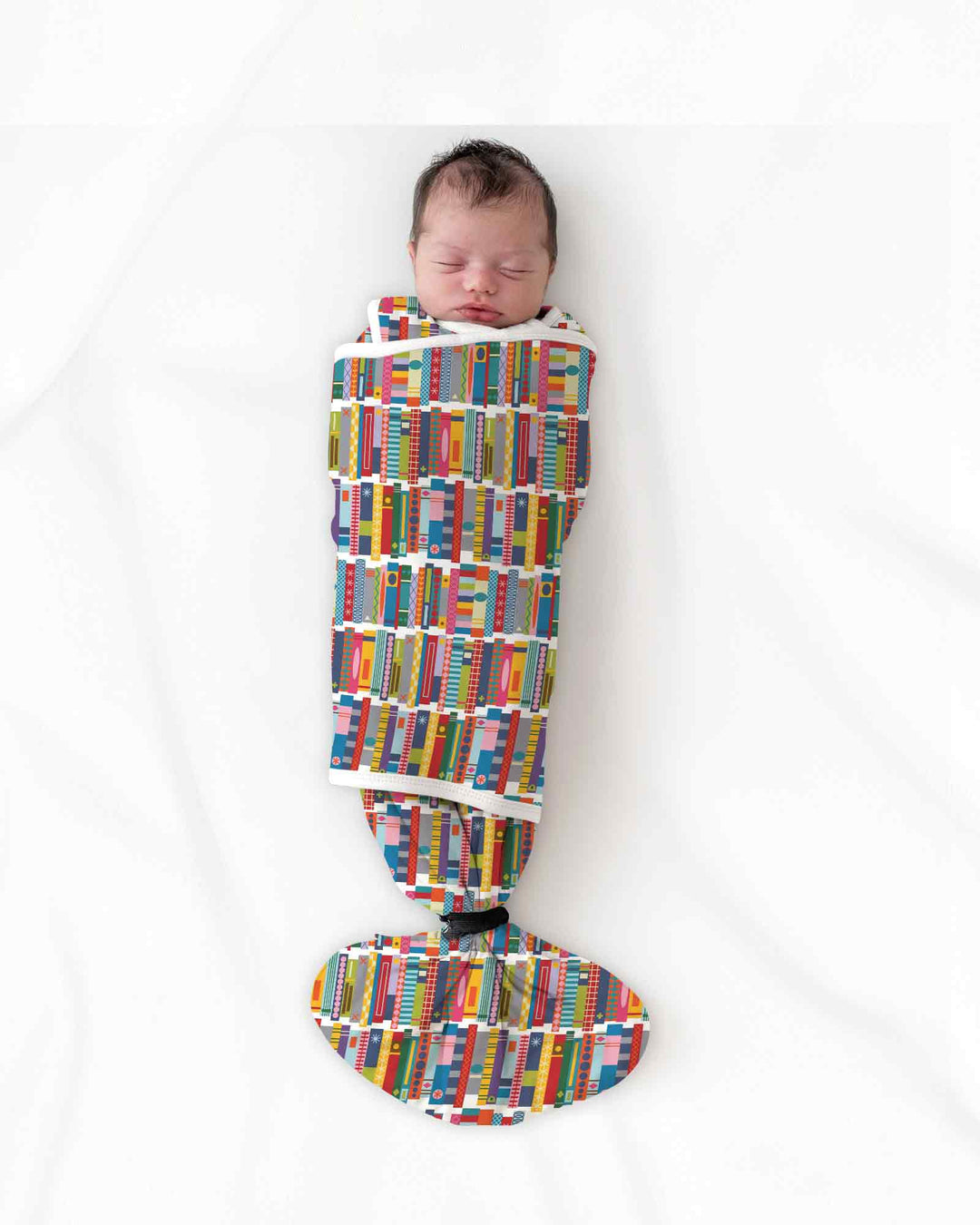 Rainbow Bookshelf Bamboo Sleep Bag Swaddler