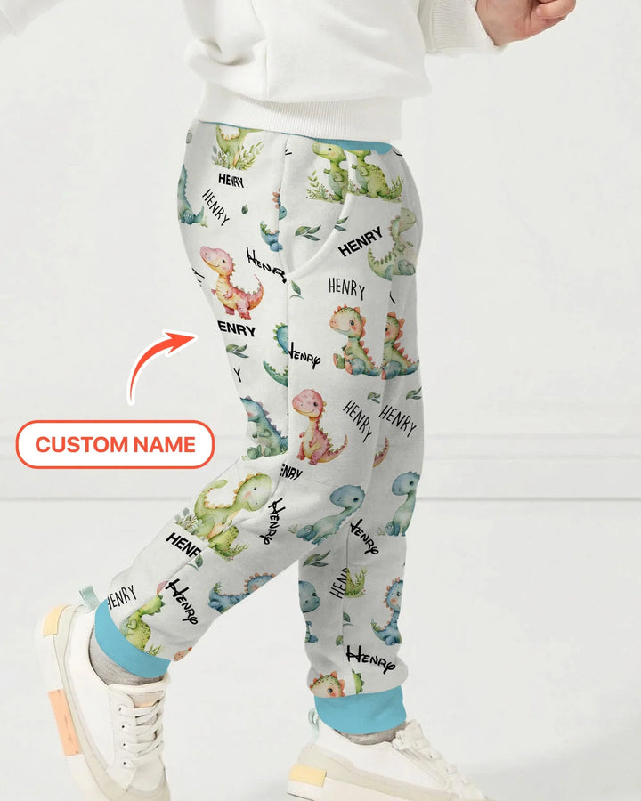 Dinosaur Custom Name Jogger