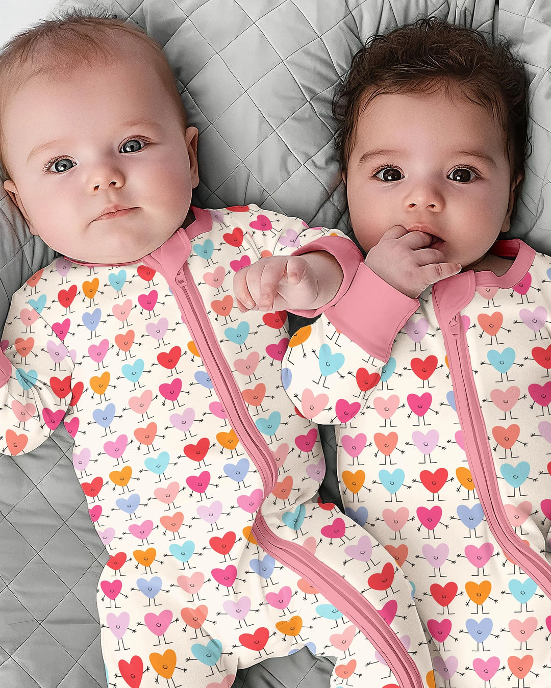 Gerippte Babykleidung mit individuellem Foto - Weich &amp; Skizzenhaft