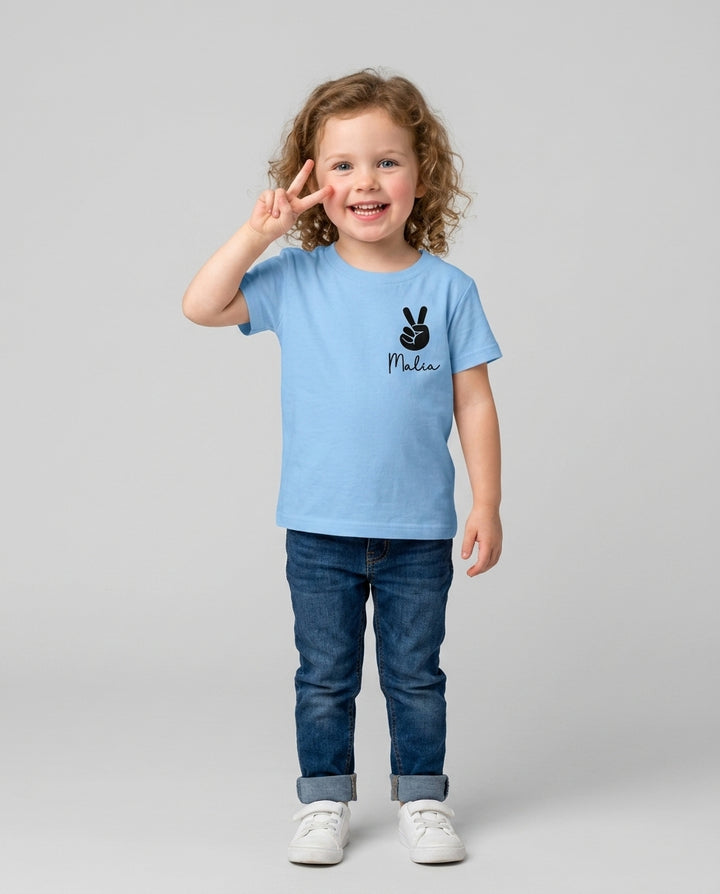 Custom Name First Day of School 2026 Bamboo Crewneck T-Shirt