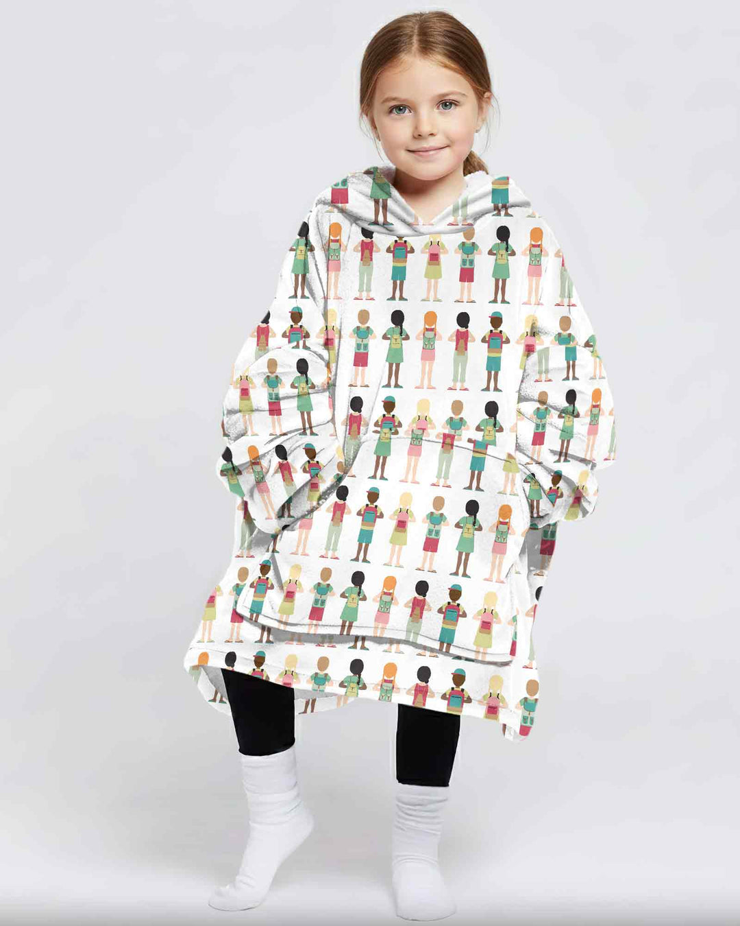 Plantilla de Sudadera Manta de Bambú Personalizada
