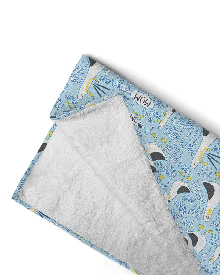 Funny Seagull MOM Beach Towel