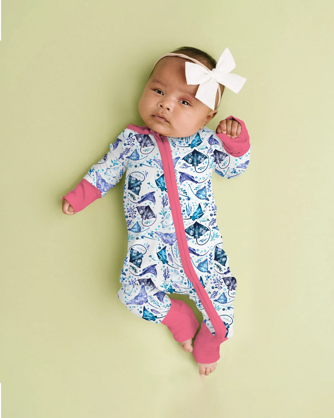 Pijama de bambú con cremallera Ocean Dreams