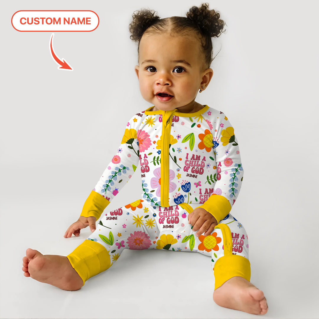 I Am A Child Of God Custom Name Girl Convertible Zippy