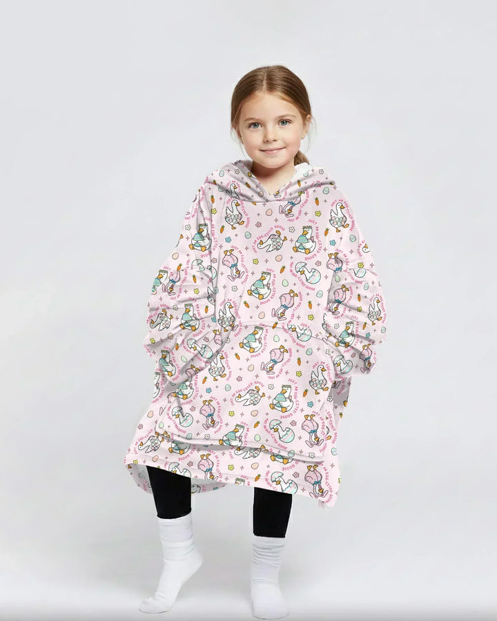 Easter Silly Goose Wearable Blanket Hoodie