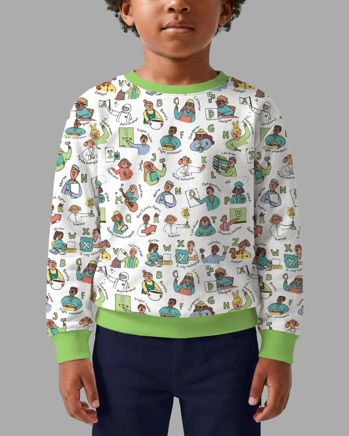 Sudadera de cuello redondo Bamboo Template