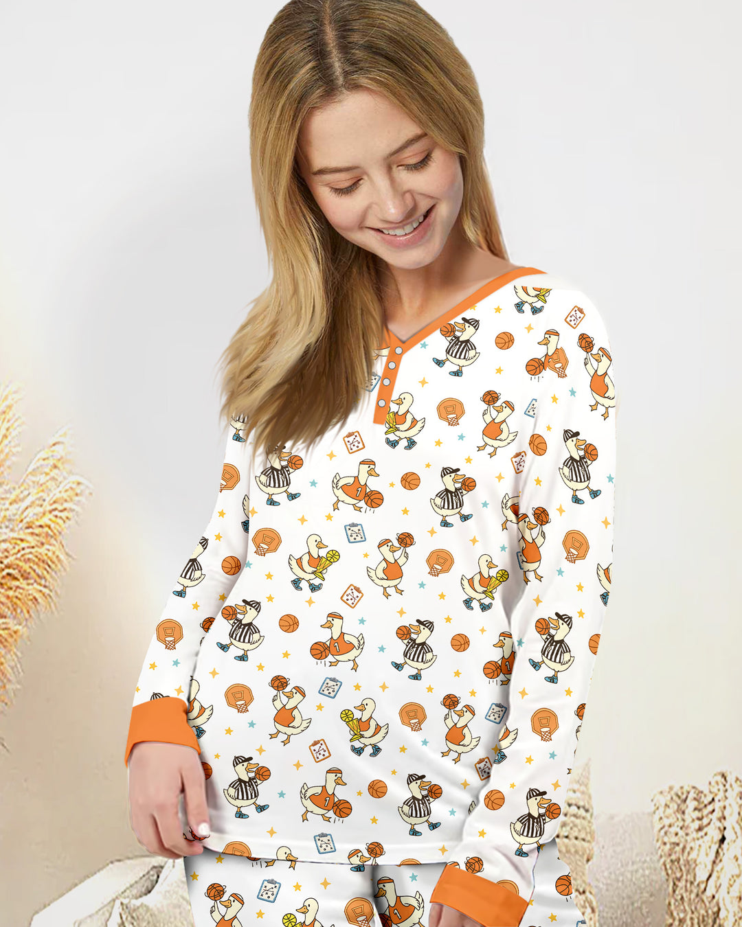Vorlage Bambus Damen Pyjama Set