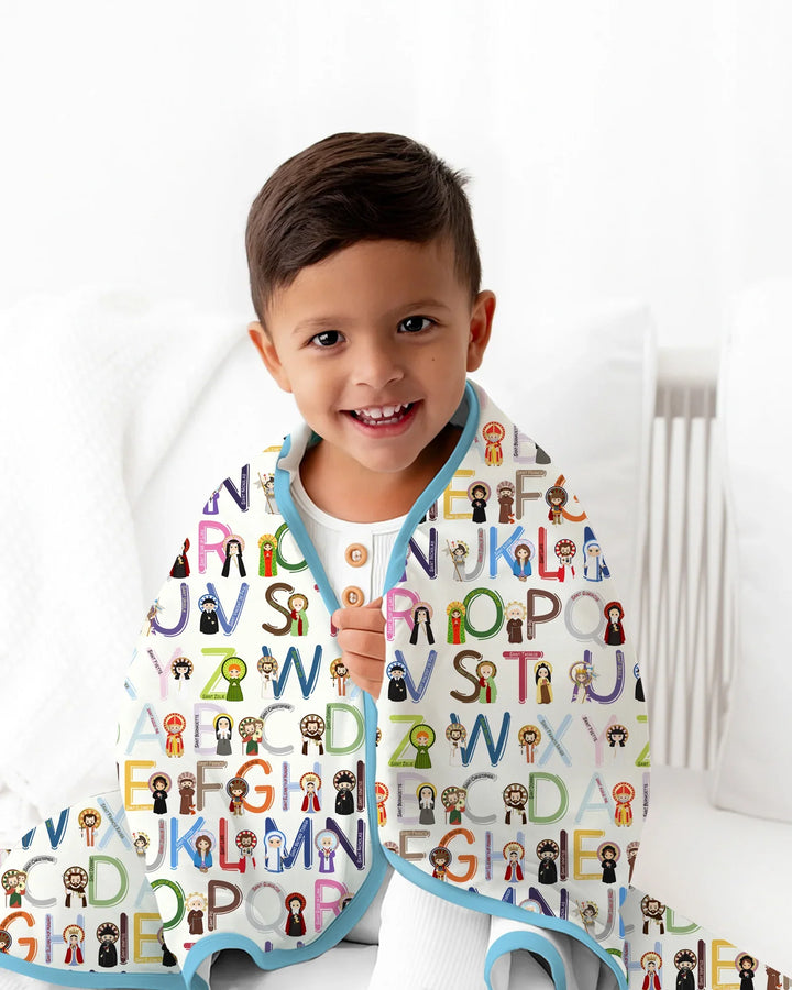 Saint ABCs Bamboo Blanket