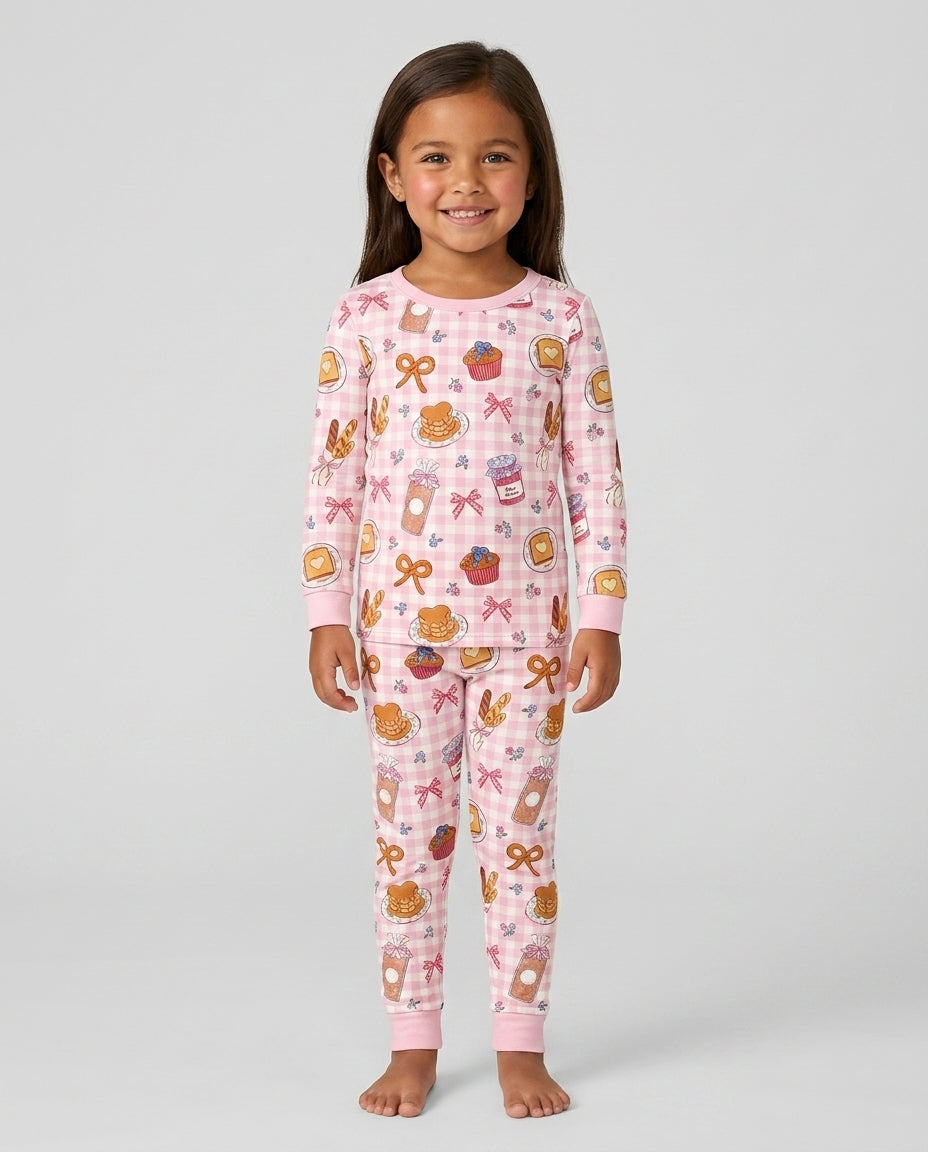 Cottage Pinic Bamboo Two Piece Long Sleeve Pajama Set