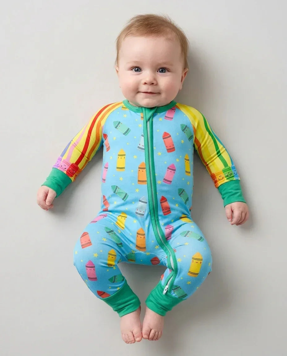Gerippte Babykleidung mit individuellem Foto - Weich &amp; Skizzenhaft