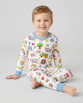 Kindergarten Cutie Bamboo Two Piece Long Sleeve Pajama Set