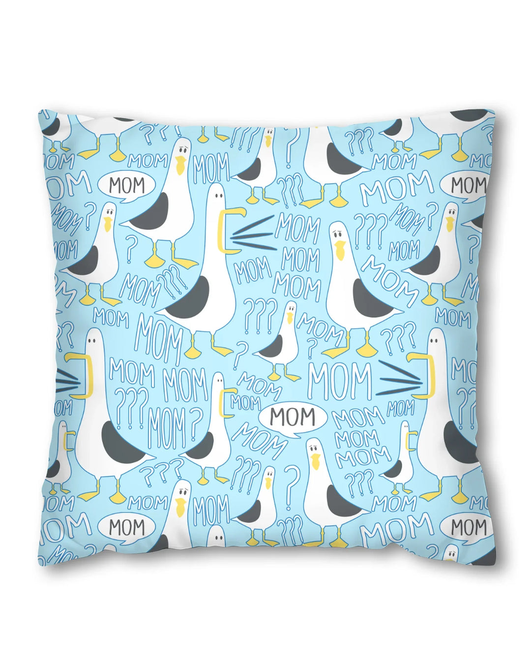 Funny Seagull MOM Bamboo Pillow Case