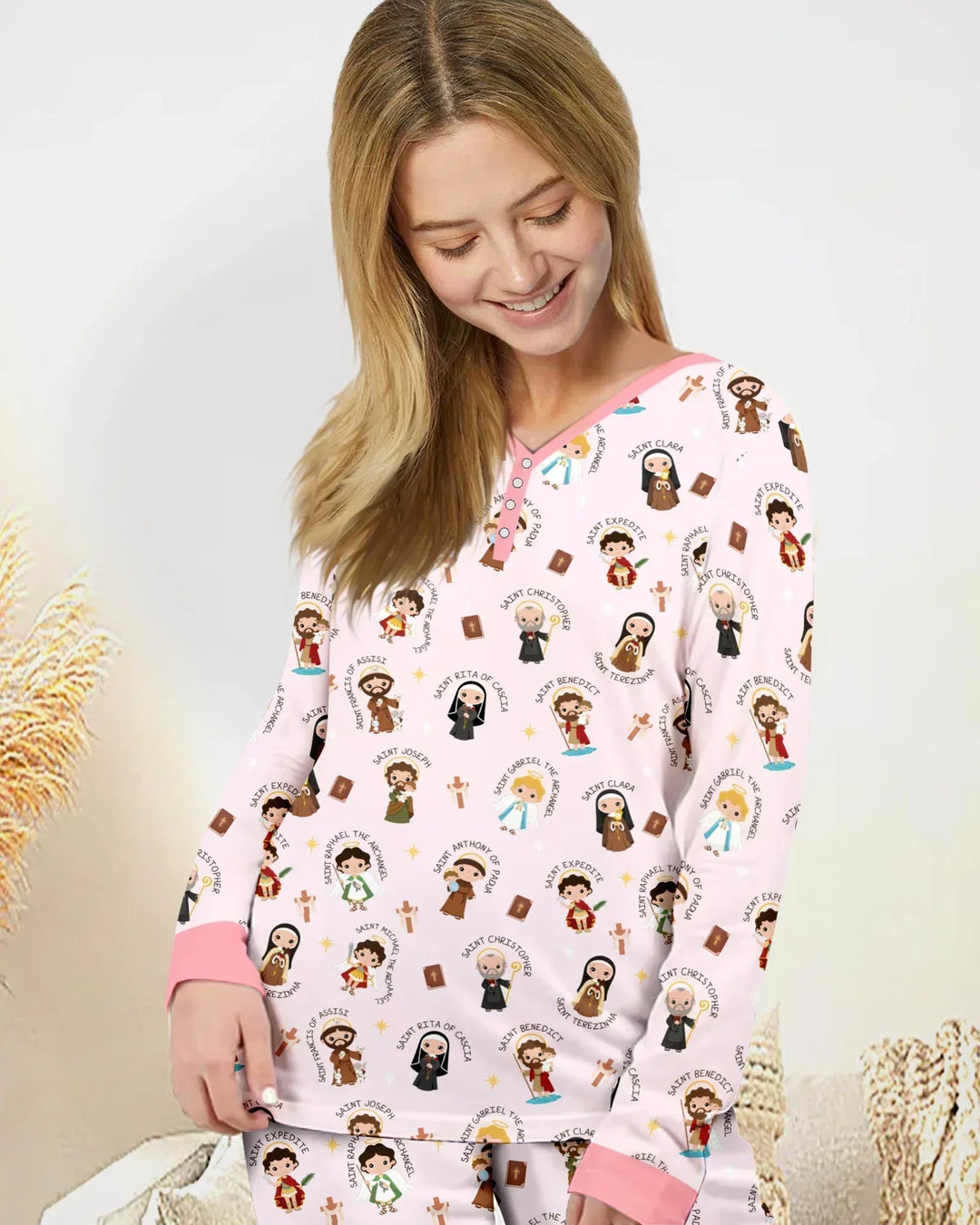 Saints in the Clouds Women Pajama Set