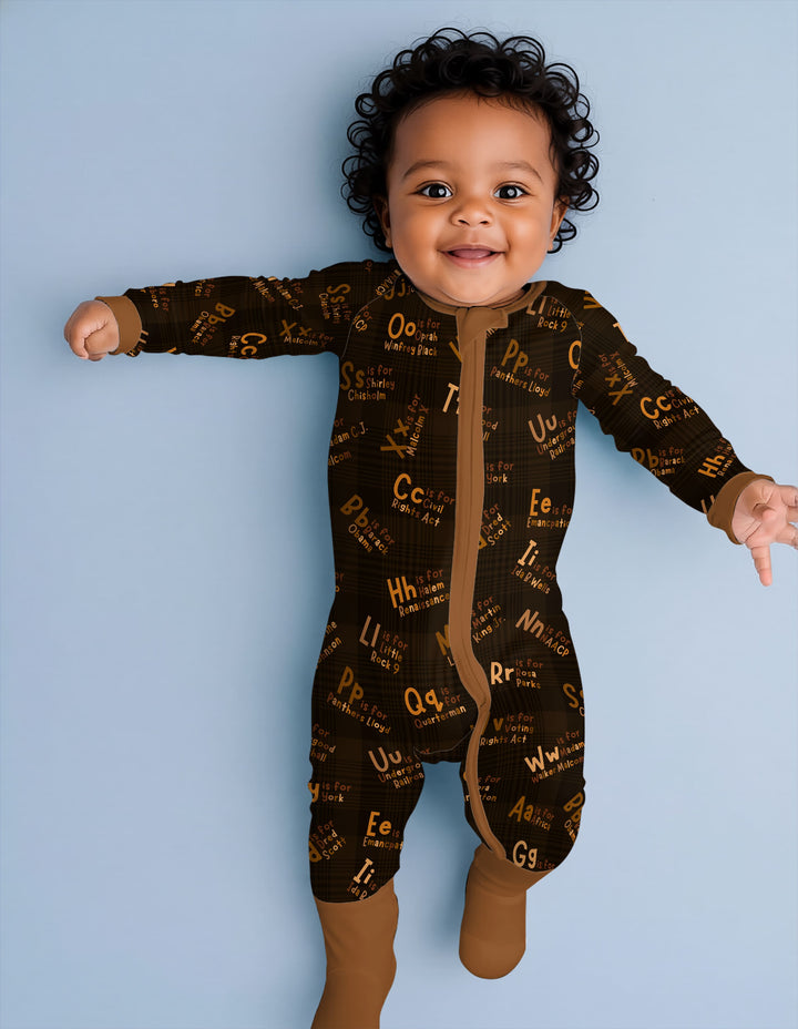 Black History Alphabet Convertible Zippy